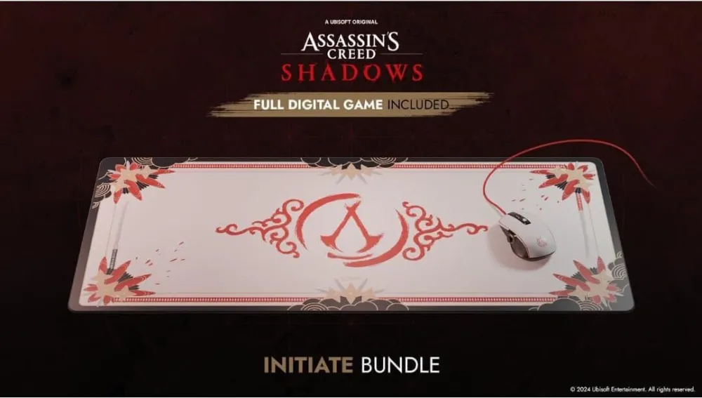 Pachet LEXIP X UBISOFT Assassins Creed Shadows INITIATE Box joc PC si mousepad