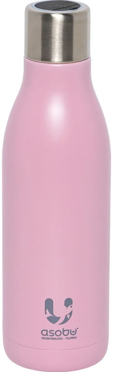 Sticla termos Asobu UV-Light UVB17 roz 500 ml
