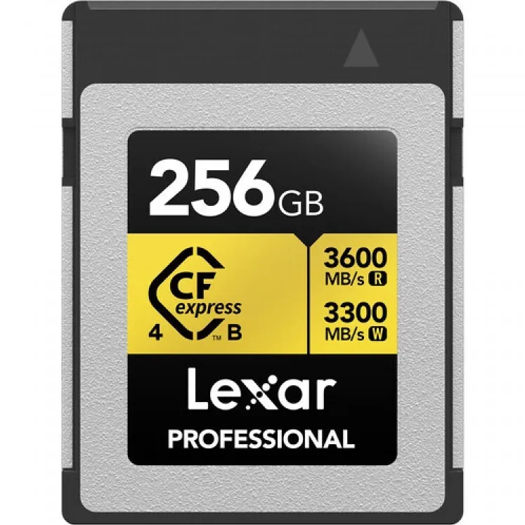 Card de memorie Lexar CFexpress Pro Gold R3600/W3300 256GB