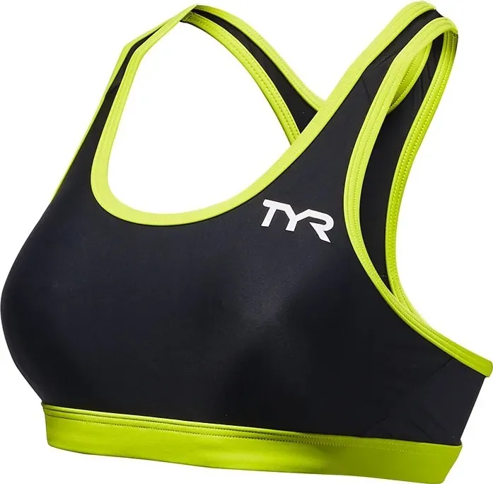 TYR - BUSTIERA - RACERBACK TRI COMPETITOR NEGRU-LIME L