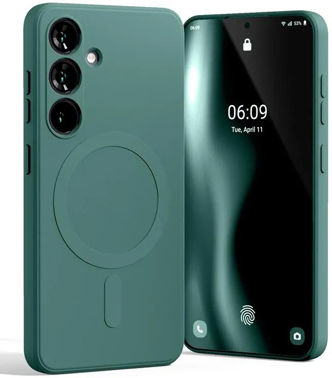Mercury Semi-Silicon MagSafe case for Samsung Galaxy S26 Ultra green
