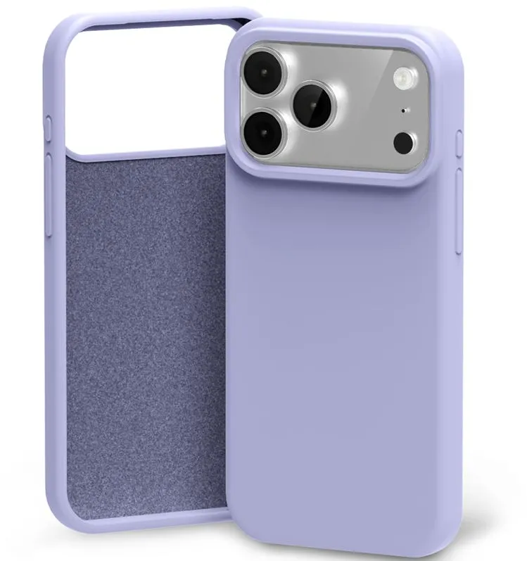 Mercury Silicone case for iPhone 17 Pro Max / 18 Pro Max lavender grey