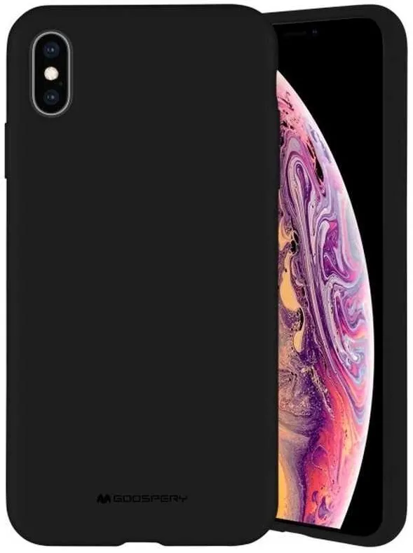 Mercury Silicone case for Samsung Galaxy A35 black
