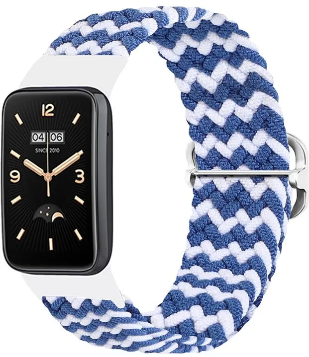 BARIDED STRAP MI BAND 7 PRO/ M7 PRO (7) BLUE AND WHITE