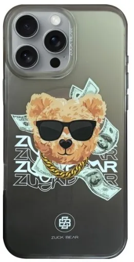Nakładka Zuck Bear Harold Magsafe do Iphone 16 black TTT