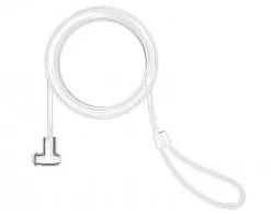 Compulocks CL15W cable lock Silver, White