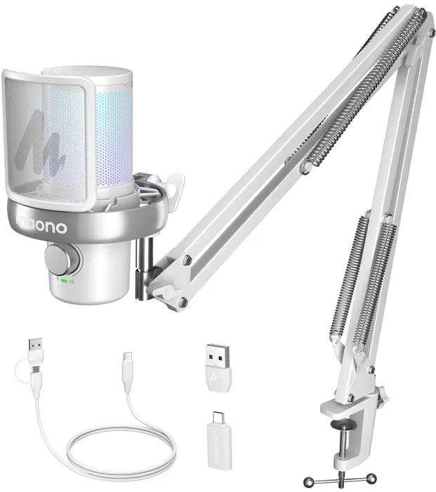 Microfon Maono  DM40 S Pro Microphone (white)