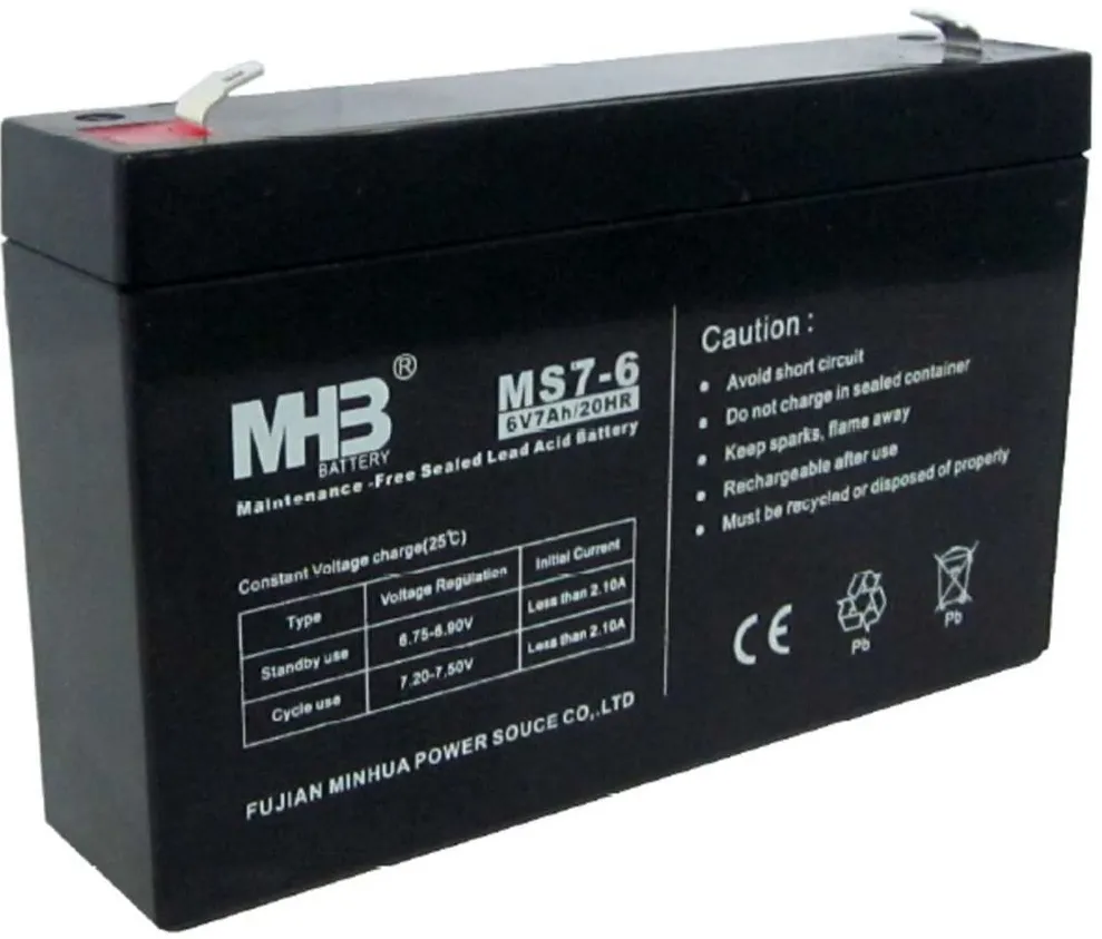 PowerWalker Battery MHB MS7-6 Lead-acid Battery VRLA AGM