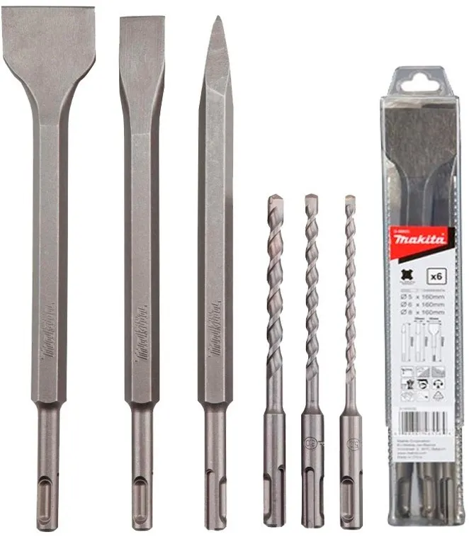 Makita SDS+ Drill/Chisel Set 6 pcs