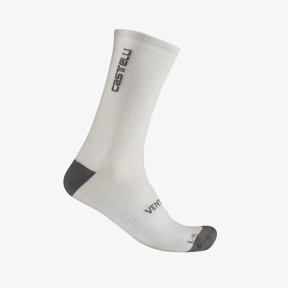 Castelli - sosete ciclism - Venti Soft Merino Sock - alb - SM - 35-39