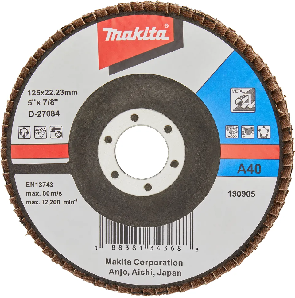 Makita Flap Disc 125mm A40