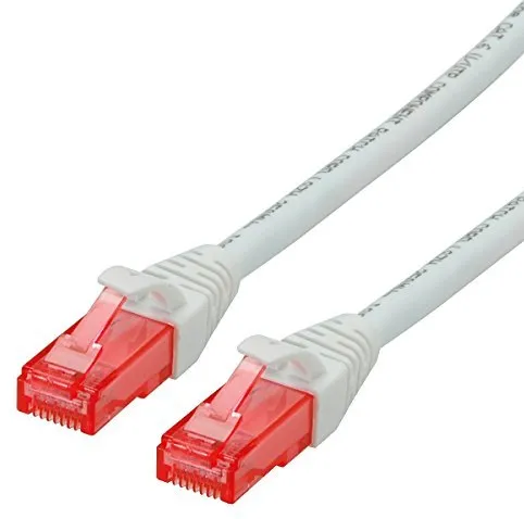 goobay Patch cable Cat6 U/UTP flat white 3,0m