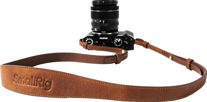 SmallRig 5209 Universal Leather Camera Shoulder Strap Brown