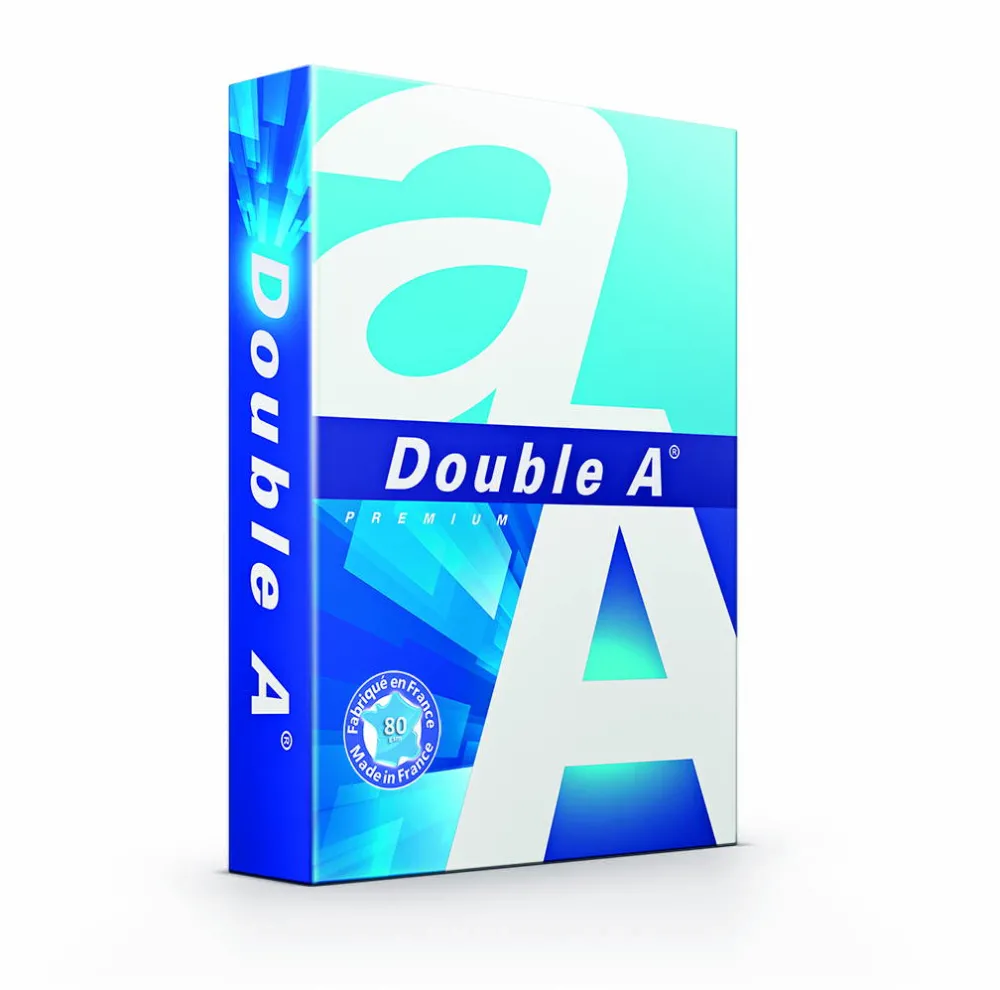 Double A Hartie alba pentru copiator A4, 80g/mp, 500coli/top, clasa A, Premium