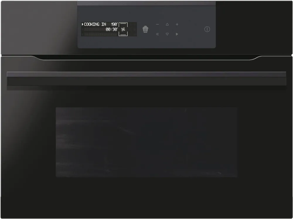 Haier Cuptor compact incorporabil HWO45NM6SXB1, Electric, 34 l, Curatare hidrolitica, Clasa A++, Grill, Interfata I-Message, Negru