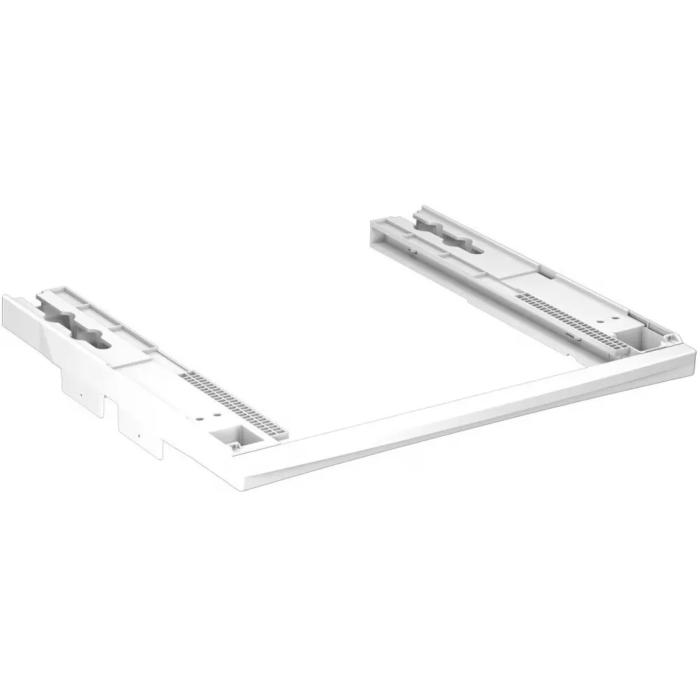 BEKO Kit de montare (suprapunere uscator de rufe) NPSKW, compatibil cu cabineti (masina de spalat rufe) de adancime 40, 45, 49 50, 54 cm, material plastic, Alb