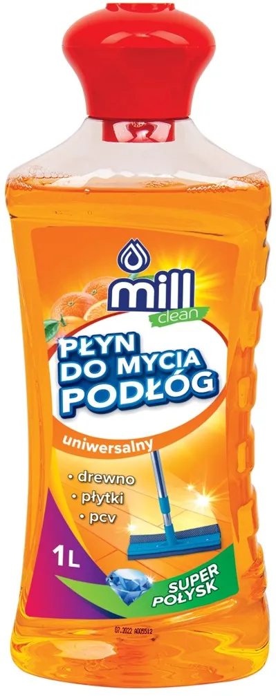 Mill Clean orange scented floor cleaner 1 L