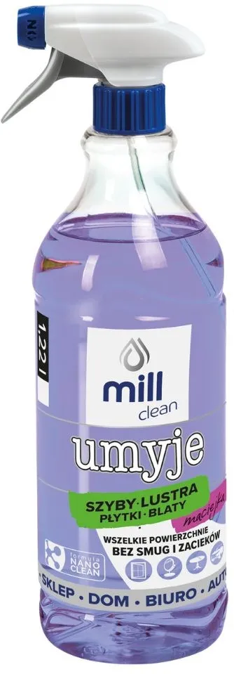 Mill Clean Wash liquid for cleaning windows, glass, mirrors, tiles with macchia fragrance 1.22 L