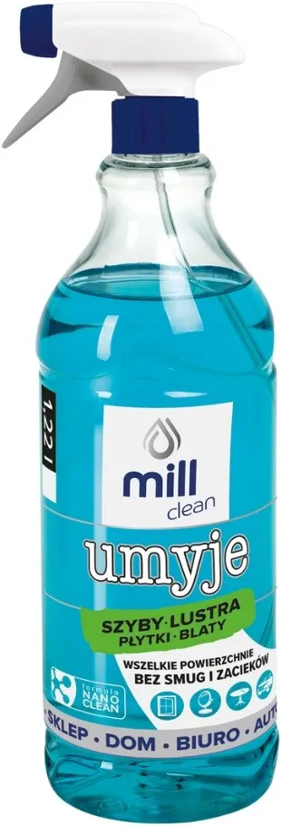 Mill Clean Wash liquid for cleaning windows, glass, mirrors, tiles 1.22 L