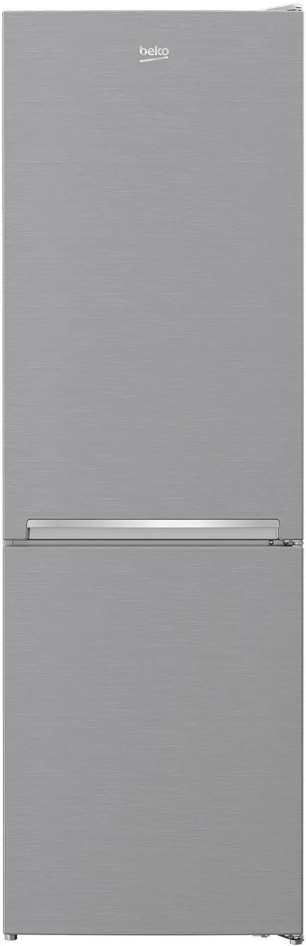 Combina frigorifca RCSA366K40XBN, 343l net, Clasa E, iluminare LED, rafturi din sticla, argintiu
