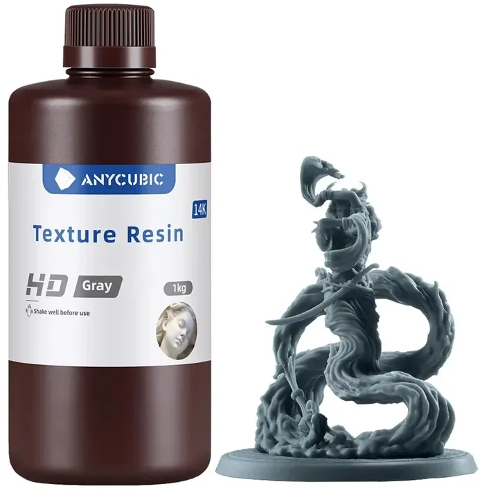 Rășină pentru texturi ANYCUBIC HD (gri)
