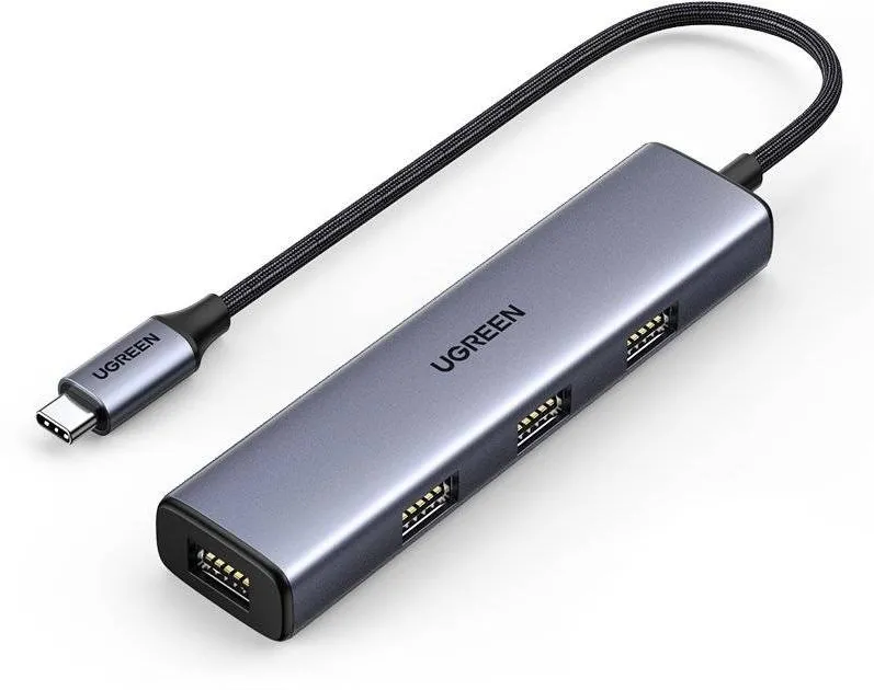 Ugreen USB Type-C HUB - 4× USB 3.2 Gen 1 Silver