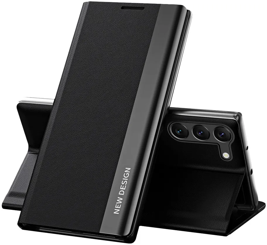 Sleep Case Pro case for Samsung Galaxy S23+ with flip stand black