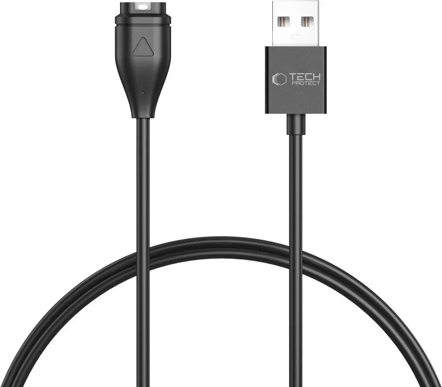 Tech-Protect MC04 UltraBoost USB-A Cable for Garmin Watch 1m - Black