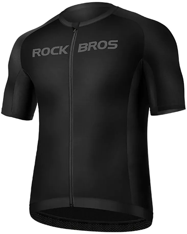 Rockbros 15120002004 Short Sleeve Cycling Jersey XL - Black