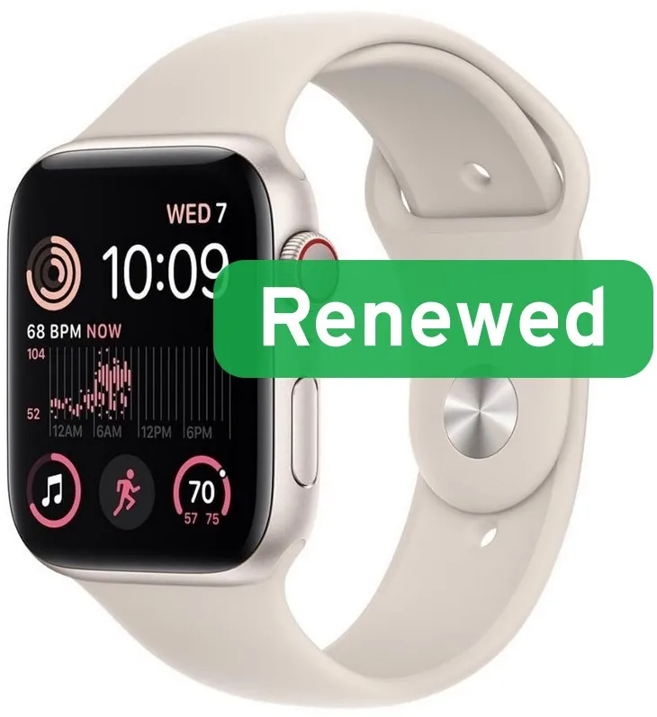 Grade B | Apple Watch SE2 LTE 40mm | 1.57" Retina OLED LTPO | LTE | Starlight | watchOS