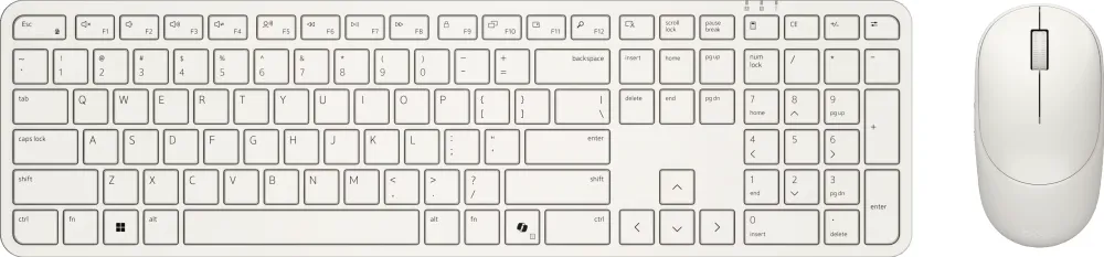 Dell Pro 5 Keyboard and Mouse - KM526 - Russian (QWERTY) - Light Ash