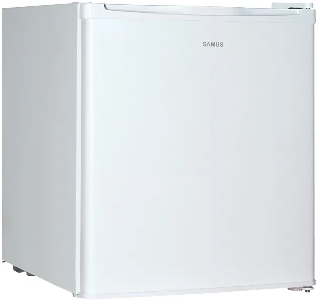 Frigider- Minibar Samus SW064E, 41 L, Clasa energetica E, Termostat reglabil, Usa reversibila, Alb
