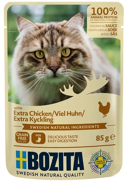 BOZITA Chicken Chunks in sauce - wet cat food - 85g