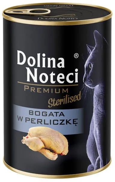 DOLINA NOTECI Premium Sterilised Rich in guinea fowl - wet cat food - 400g