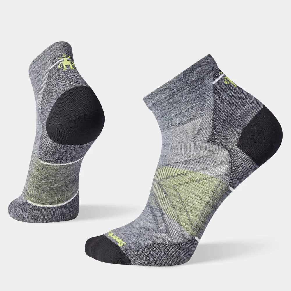 Smartwool - sosete merino - Ankle | Zero Cushion | Run - Medium Gray - M (38-41)