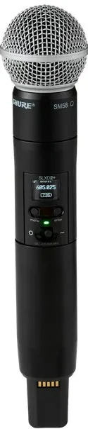 Shure SLXD2+/58=-G65 - handheld transmitter with an SM58 capsule (470–606 MHz)