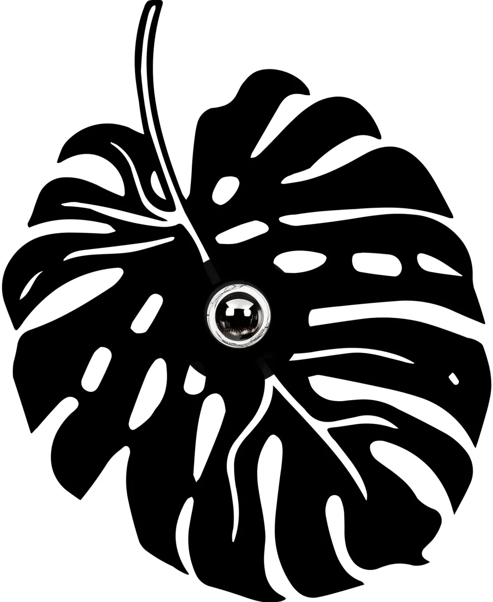 Aplică Opviq W-035, Negru