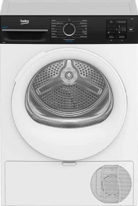 Automatic tumble dryer BEKO BM3T3823WBW 8 kg with heat pump