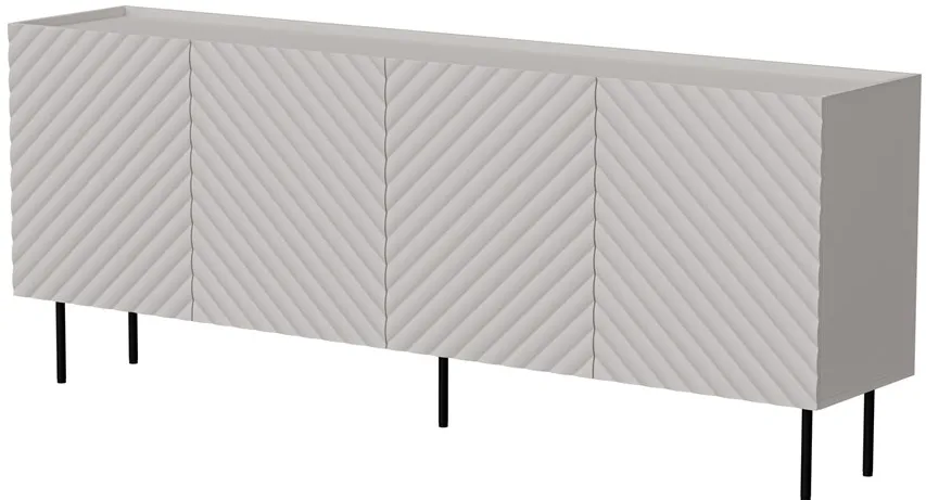 Cama LUCCA 4D chest of drawers 200x40x80 cashmere