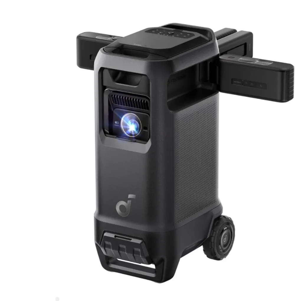 Proiector video Anker Nebula X1 Pro Triple Laser 4K 3500 ANSI Lumeni 7.1.4 Spatial Sound Official Dolby Atmos Optical Zoom IP43 Negru/Gri