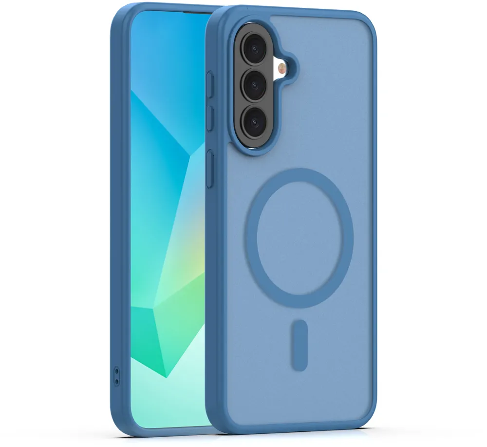 Mag Matt case for Samsung Galaxy A57 dark blue big hole
