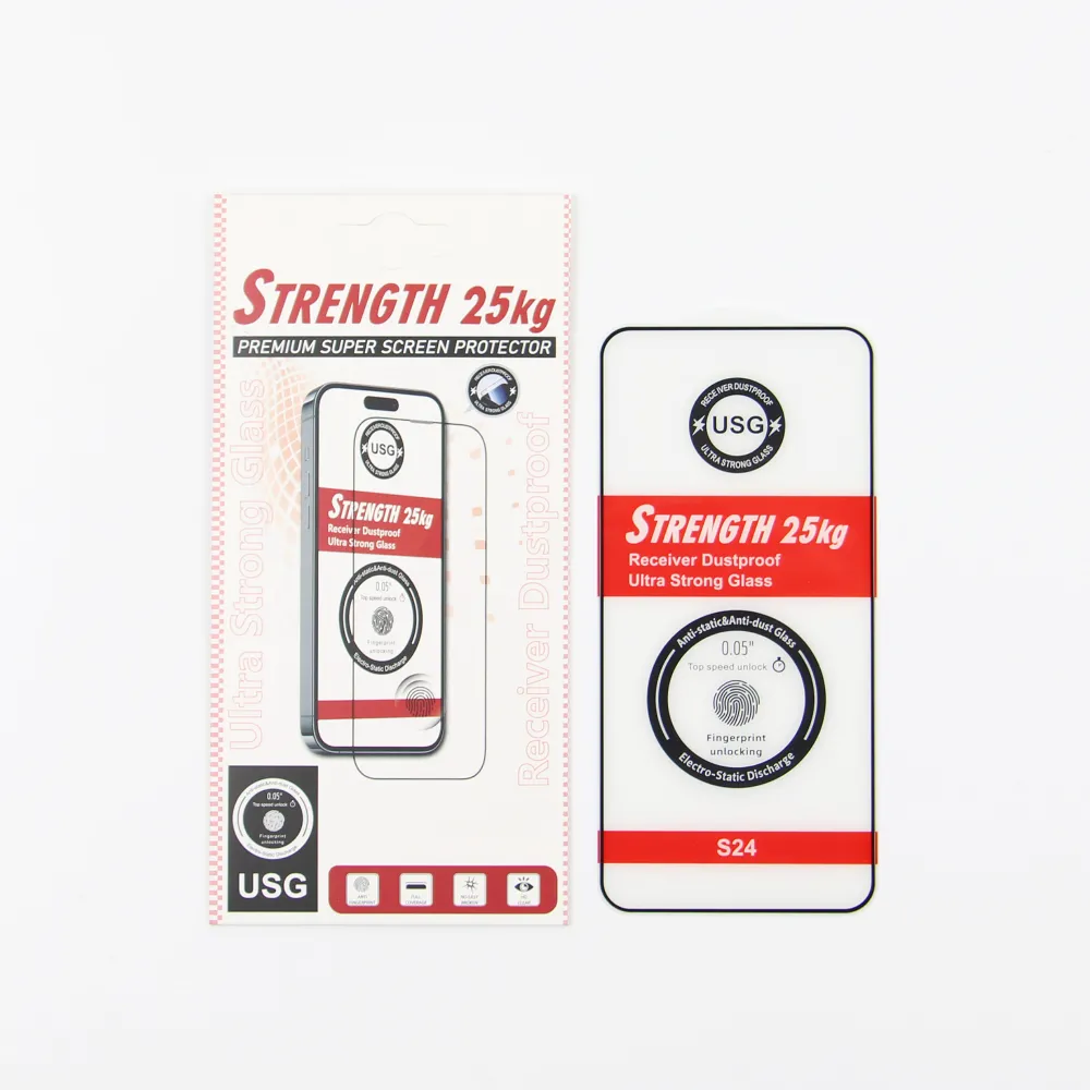 Tempered glass Ultra Strong 25KG for Samsung Galaxy S24 Ultra fingerprint-compatible