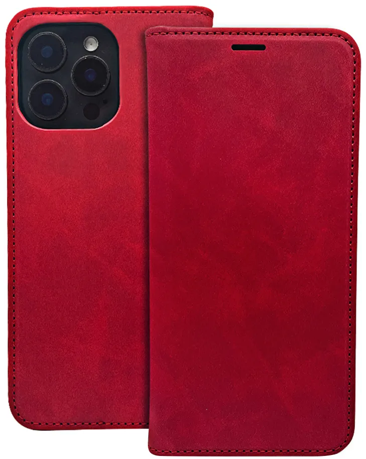 Smart Suede case for Xiaomi Redmi Note 15 Pro 5G (EU) red