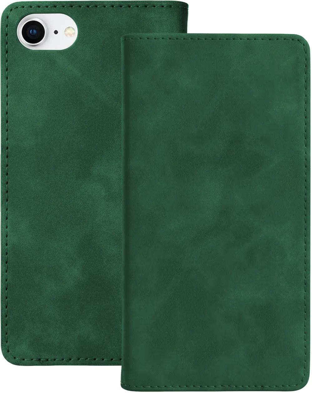 Smart Suede case for iPhone 12 / 12 Pro 6,1" green