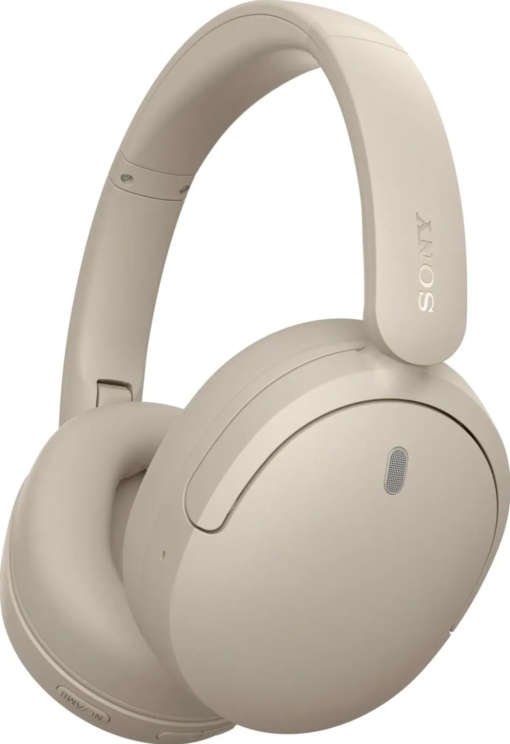 Casti Over the Ear Sony WH-CH730NC, Wireless, Bluetooth, Noise Cancelling, Multipoint connection, Microfon, Egalizator pe 10 benzi, Quick Charge, Autonomie 75 ore, Bej