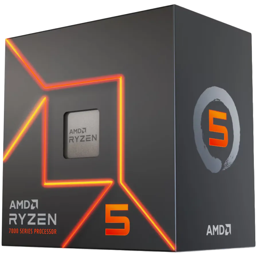 AMD CPU Desktop Ryzen 5 6C/12T 7500 (5.0GHz,38MB,65W,AM5) box