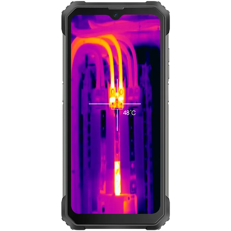 Blackview Rugged BL8800 Dual 5G Pro 6.58" FHD+IPS 1080x2408 8GB/128GB, MT6833V Octa-core 2.2GHz, 16MP Front/5MP+50MP Back Camera FLIR thermal camera Battery 8380mAh Type-C Android 11 Fingerprint Dual SIM SD card slot NFC NO Charger MIL-STD-810H Black
