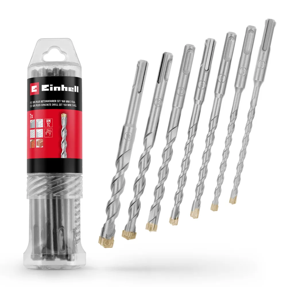 Einhell-KWB hammer drill set SDS-plus, ? 6-14 mm (7 pieces, 160 mm)