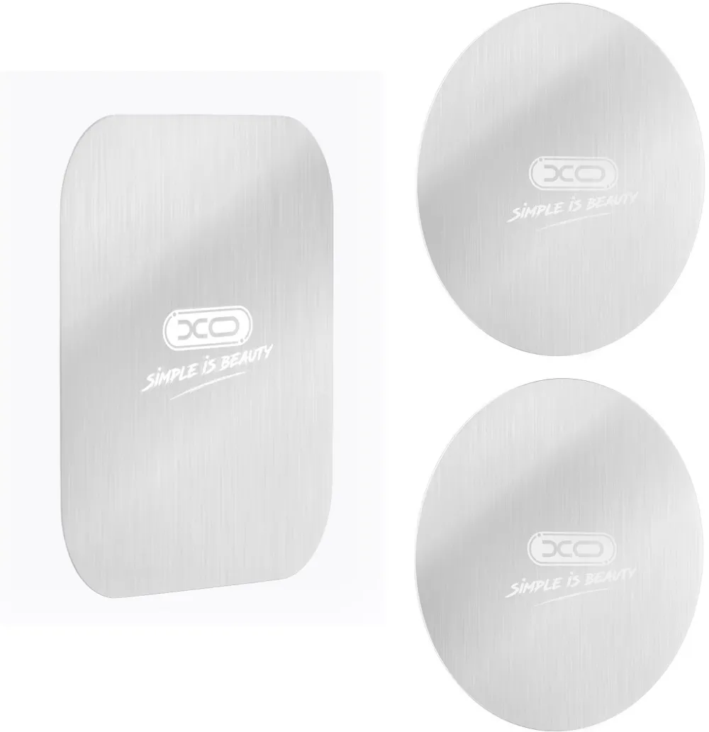 XO Y2 a set of stickers for the magnetic holder silver plates 3pcs