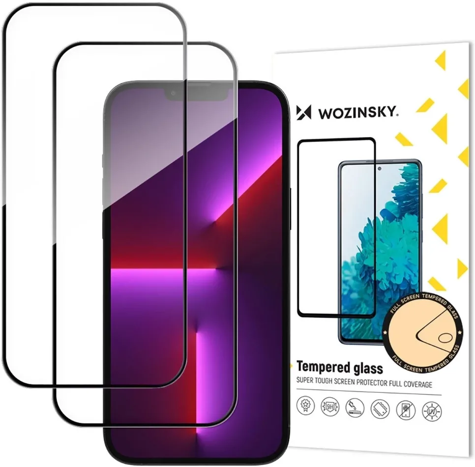 Wozinsky Full Glue Tempered Glass 2-Pack for iPhone Air